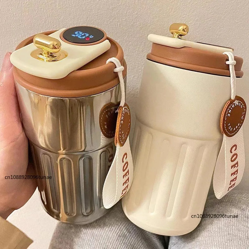 Vaso Térmico Inteligente con Pantalla de Temperatura