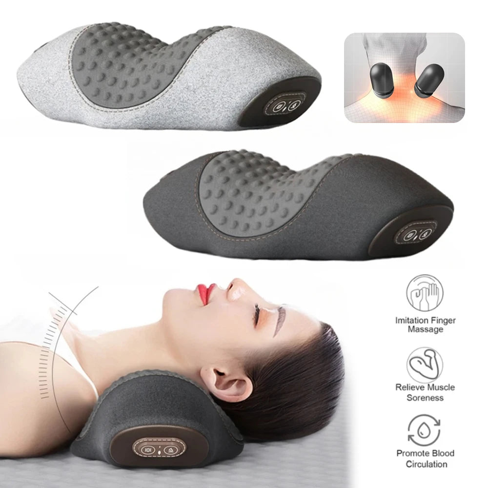 Almohada Inteligente Para Cuello – Relajación y Calor Terapéutico 🔥