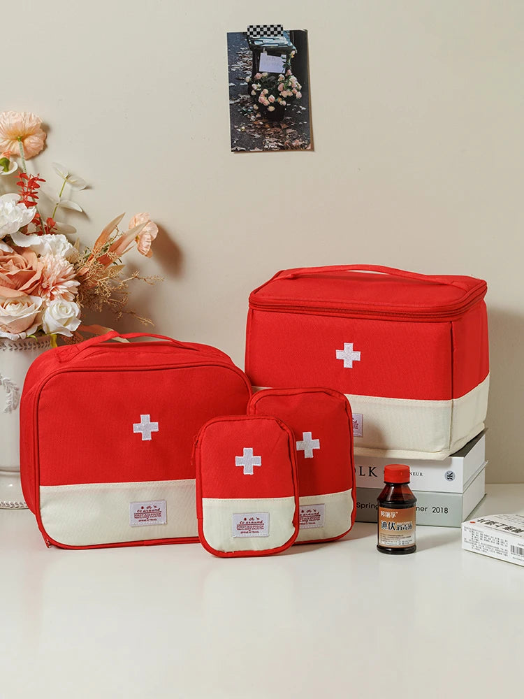Portable First Aid & Medicine Organizer Bag | Travel Pill Storage Kit 💊🚑 | Emergency Survival & Daily Essentials Pouch