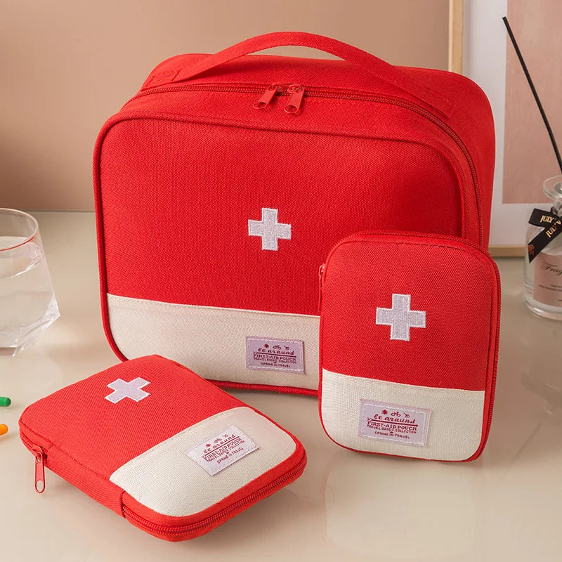 Portable First Aid & Medicine Organizer Bag | Travel Pill Storage Kit 💊🚑 | Emergency Survival & Daily Essentials Pouch