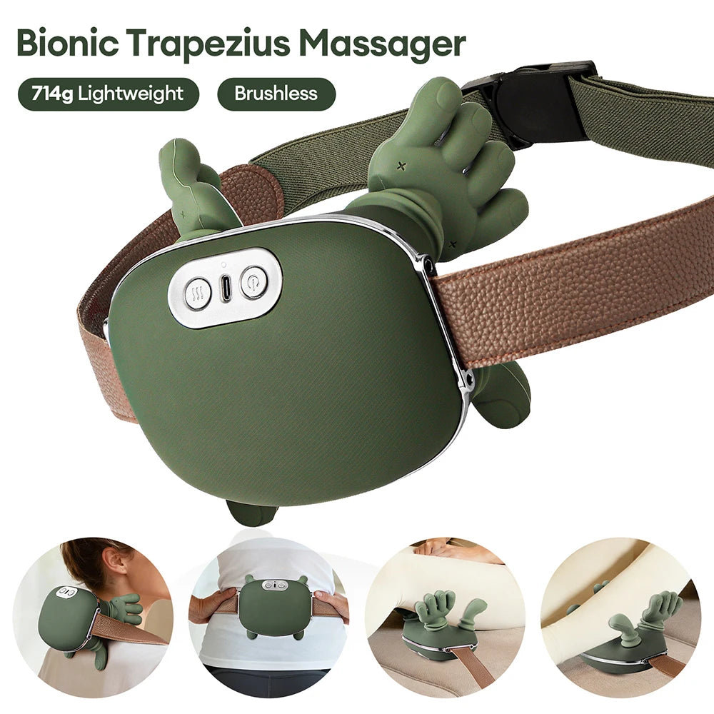 Masajeador Inteligente Para Cuello y Hombros – Relajación Profunda 🔥