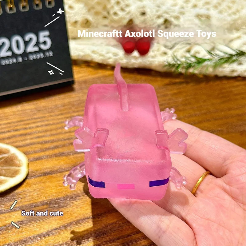 Axolotl Stress Relief Squeeze Toy – Super Soft ASMR Fidget