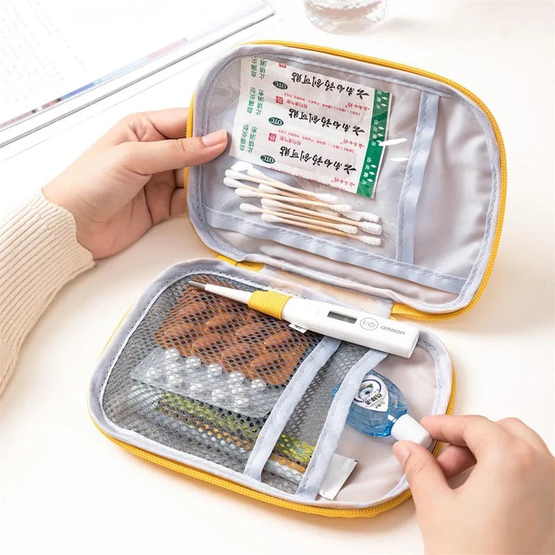 Portable First Aid & Medicine Organizer Bag | Travel Pill Storage Kit 💊🚑 | Emergency Survival & Daily Essentials Pouch