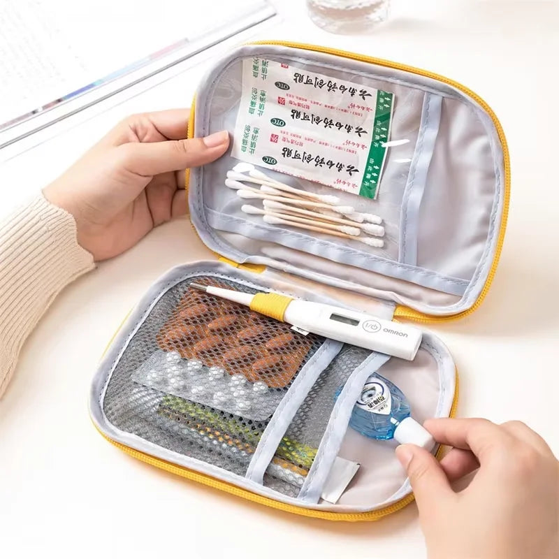 Portable First Aid & Medicine Organizer Bag | Travel Pill Storage Kit 💊🚑 | Emergency Survival & Daily Essentials Pouch