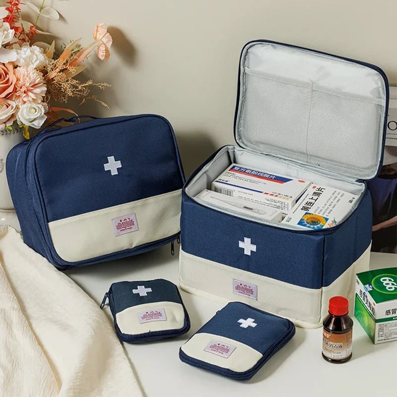 Portable First Aid & Medicine Organizer Bag | Travel Pill Storage Kit 💊🚑 | Emergency Survival & Daily Essentials Pouch
