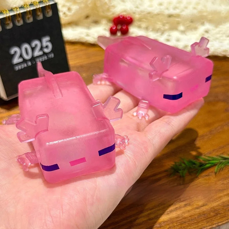 Axolotl Stress Relief Squeeze Toy – Super Soft ASMR Fidget
