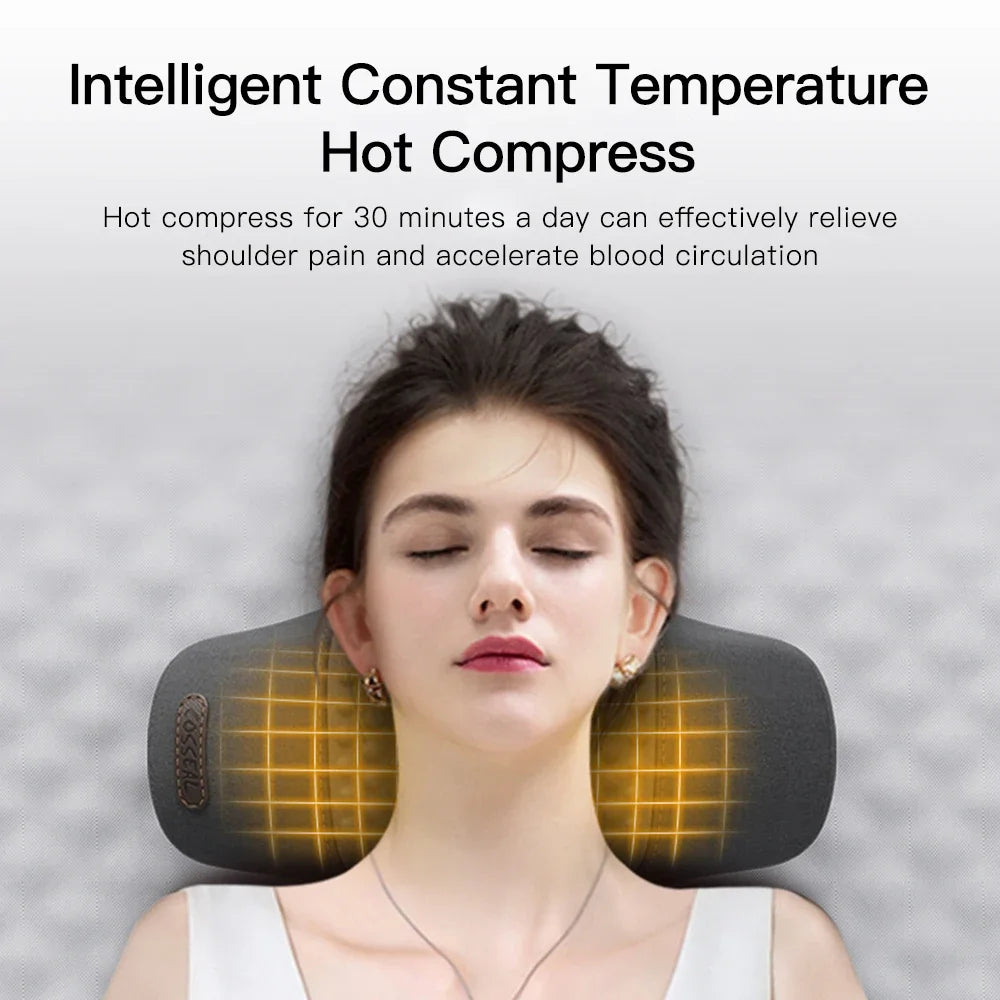 Almohada Inteligente Para Cuello – Relajación y Calor Terapéutico 🔥