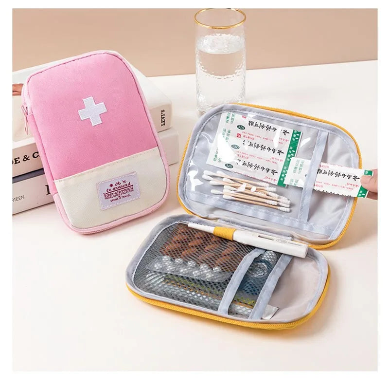 Portable First Aid & Medicine Organizer Bag | Travel Pill Storage Kit 💊🚑 | Emergency Survival & Daily Essentials Pouch