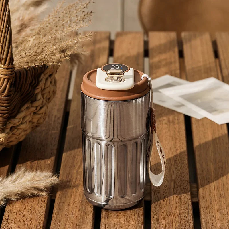 Vaso Térmico Inteligente con Pantalla de Temperatura