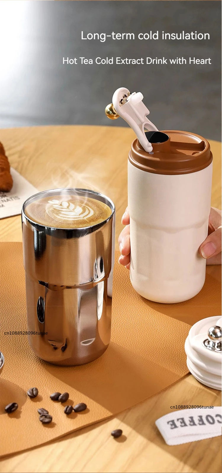 Vaso Térmico Inteligente con Pantalla de Temperatura