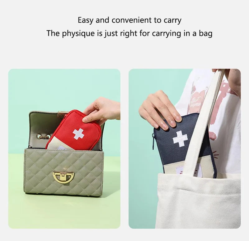 Portable First Aid & Medicine Organizer Bag | Travel Pill Storage Kit 💊🚑 | Emergency Survival & Daily Essentials Pouch