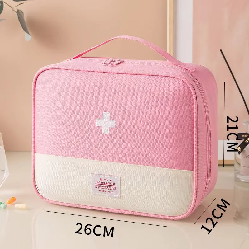 Portable First Aid & Medicine Organizer Bag | Travel Pill Storage Kit 💊🚑 | Emergency Survival & Daily Essentials Pouch