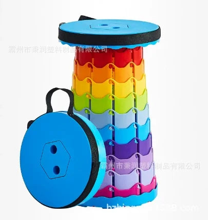 Portable Folding Telescopic Camping Stool | Lightweight Fishing & Beach Chair 🏖️🔥 | Compact Outdoor Seat