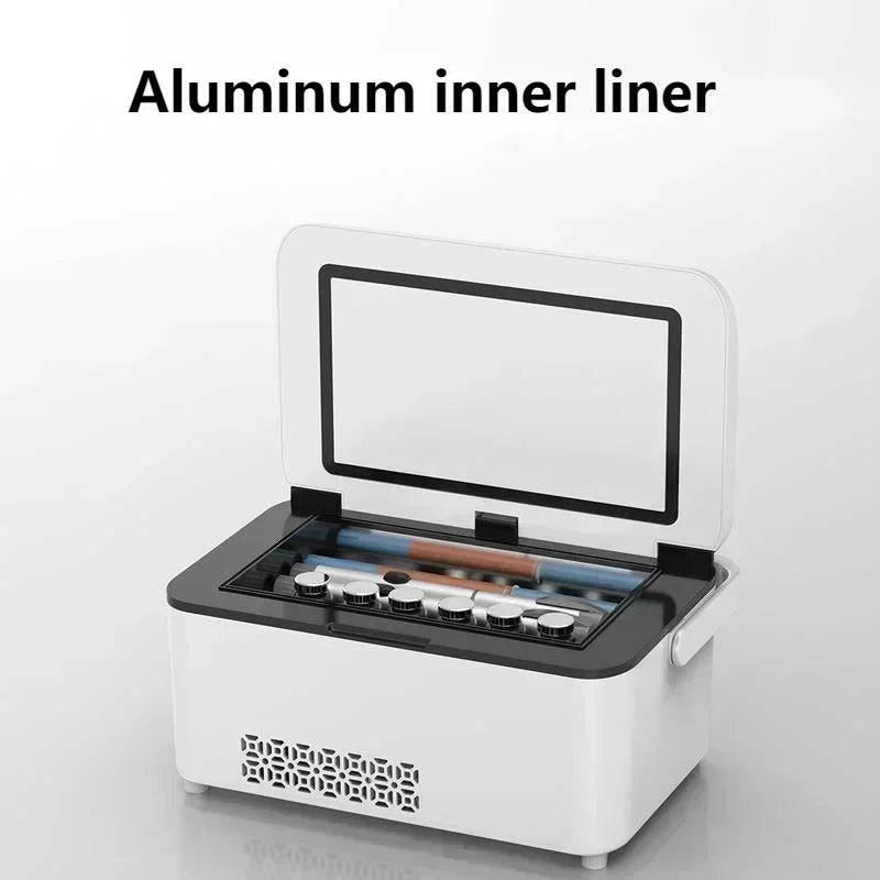 Portable Insulin Mini Fridge 0–18°C | USB + AC Cooling Box for Medicine & Travel 💉❄️