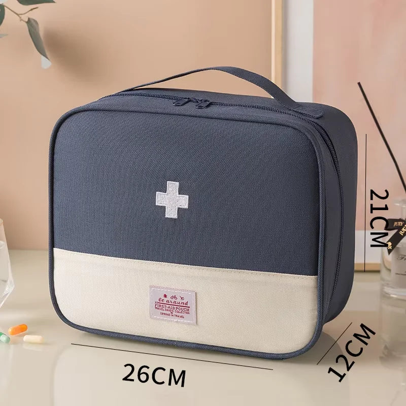 Portable First Aid & Medicine Organizer Bag | Travel Pill Storage Kit 💊🚑 | Emergency Survival & Daily Essentials Pouch