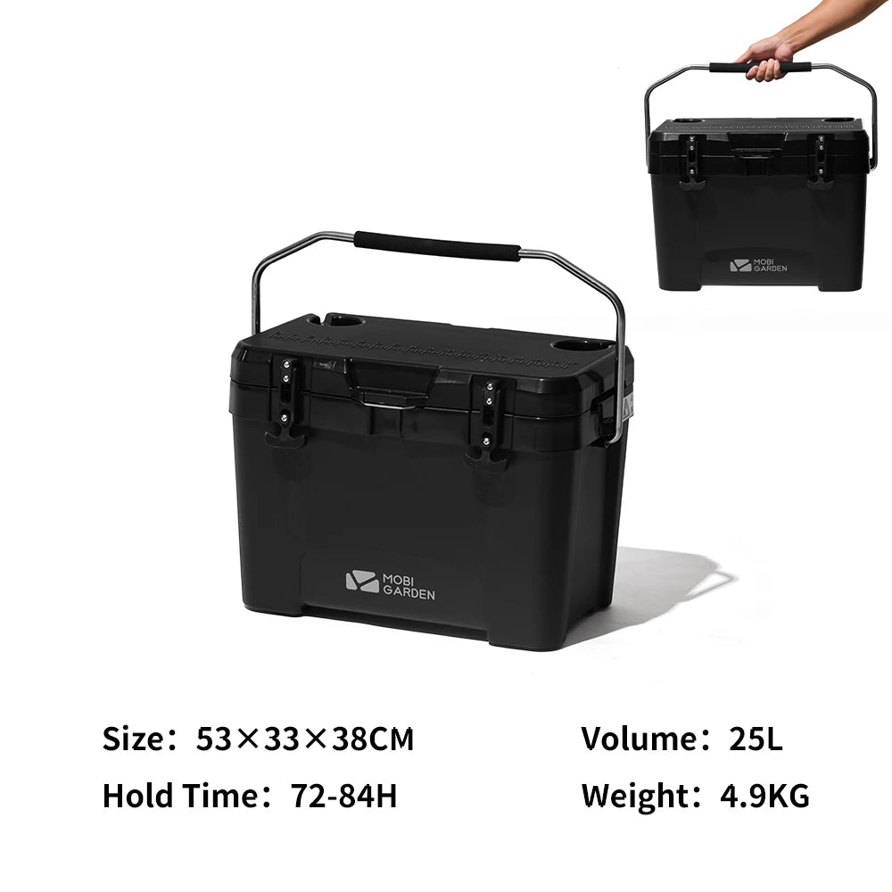 Nevera Portátil 25L para Camping | Hielera de Viaje para Playa, BBQ y Carro ❄️🔥