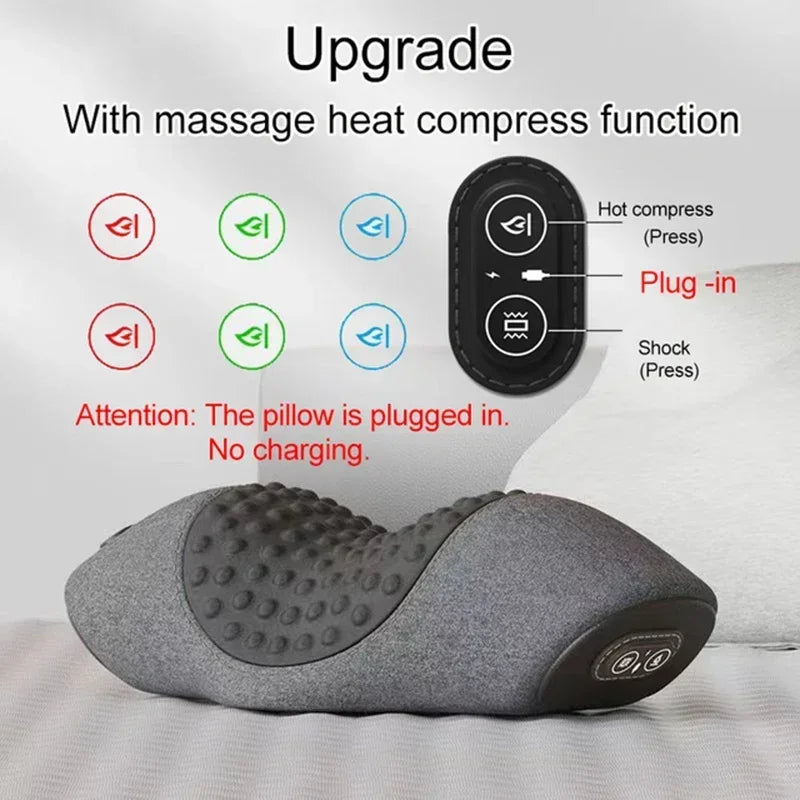 Almohada Inteligente Para Cuello – Relajación y Calor Terapéutico 🔥