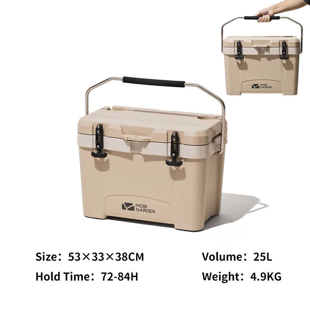 Nevera Portátil 25L para Camping | Hielera de Viaje para Playa, BBQ y Carro ❄️🔥