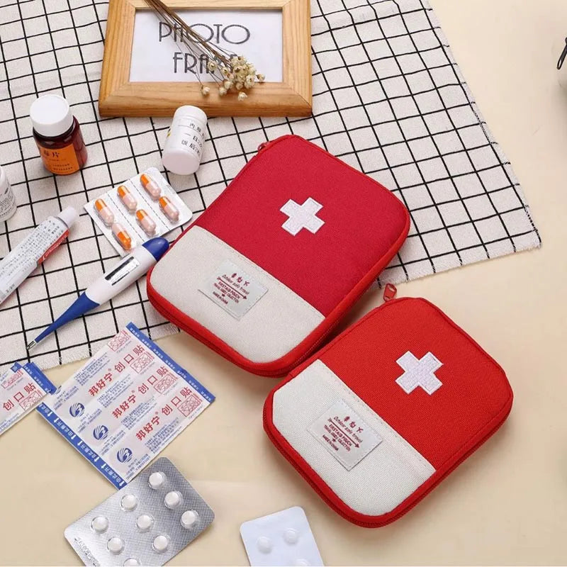 Portable First Aid & Medicine Organizer Bag | Travel Pill Storage Kit 💊🚑 | Emergency Survival & Daily Essentials Pouch