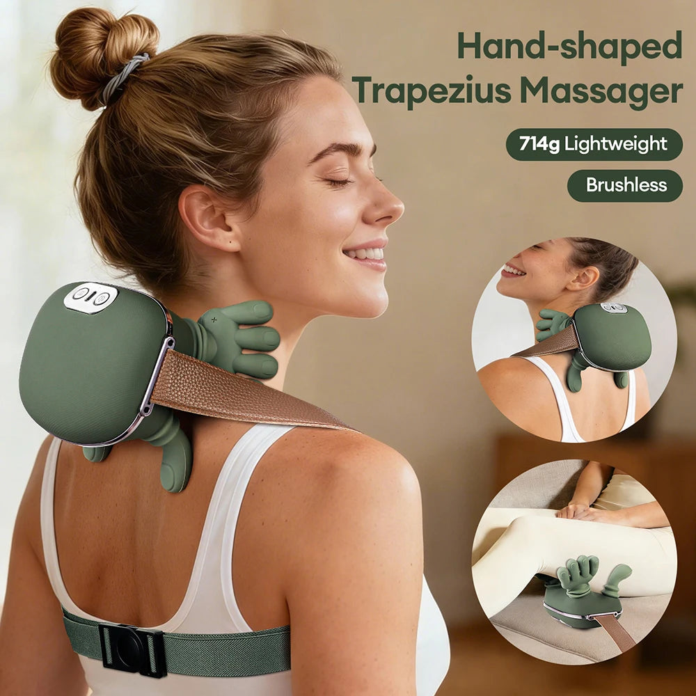 Masajeador Inteligente Para Cuello y Hombros – Relajación Profunda 🔥