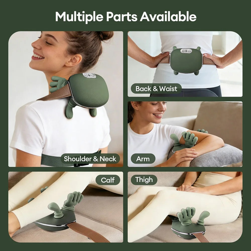 Masajeador Inteligente Para Cuello y Hombros – Relajación Profunda 🔥