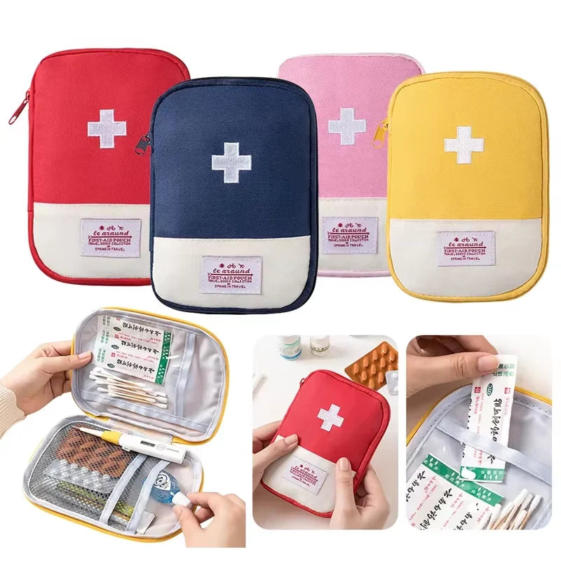 Portable First Aid & Medicine Organizer Bag | Travel Pill Storage Kit 💊🚑 | Emergency Survival & Daily Essentials Pouch