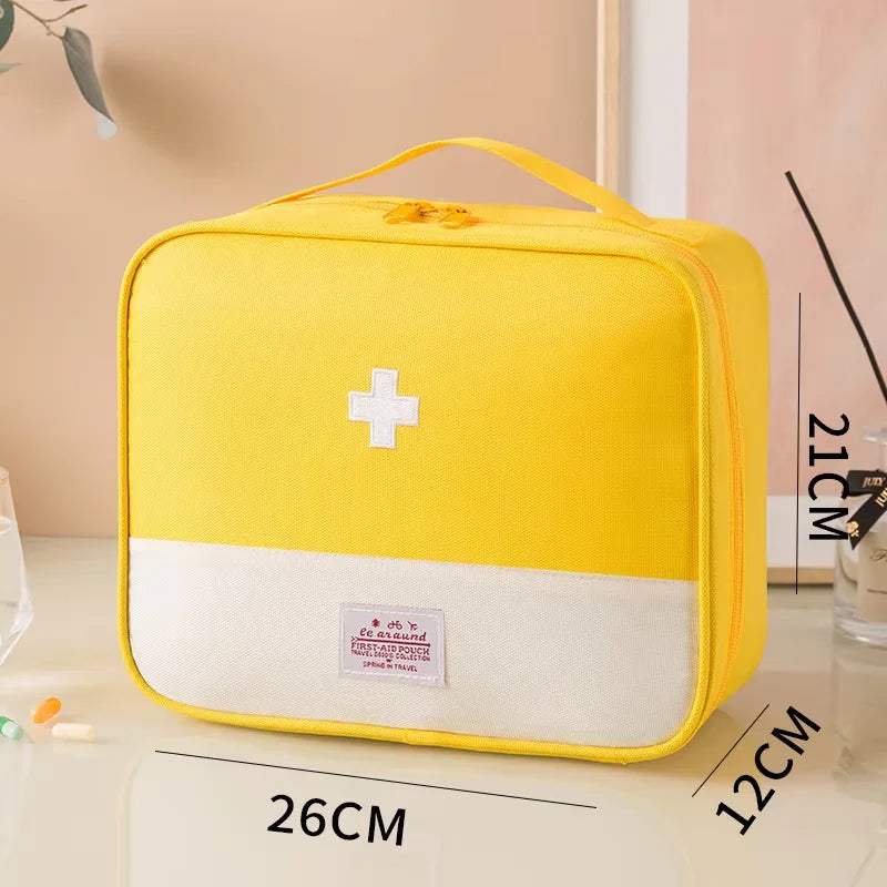Portable First Aid & Medicine Organizer Bag | Travel Pill Storage Kit 💊🚑 | Emergency Survival & Daily Essentials Pouch