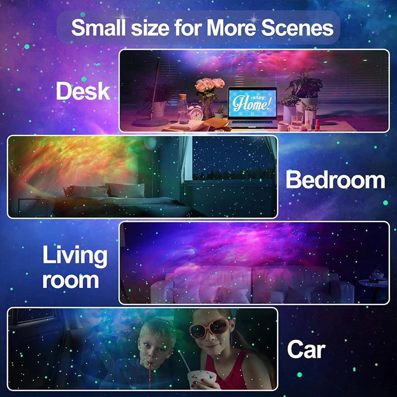 “Astronaut Galaxy Projector – Starry Night Light for Relaxing Rooms”