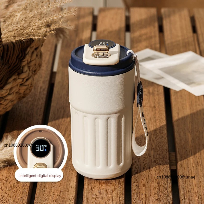 Vaso Térmico Inteligente con Pantalla de Temperatura