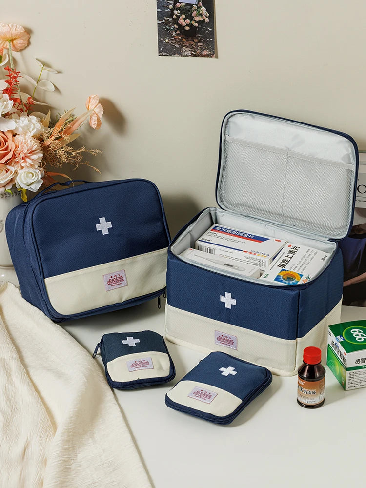 Portable First Aid & Medicine Organizer Bag | Travel Pill Storage Kit 💊🚑 | Emergency Survival & Daily Essentials Pouch