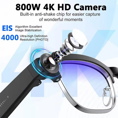 Smart AI Camera Glasses – Record, Translate & Stay Connected