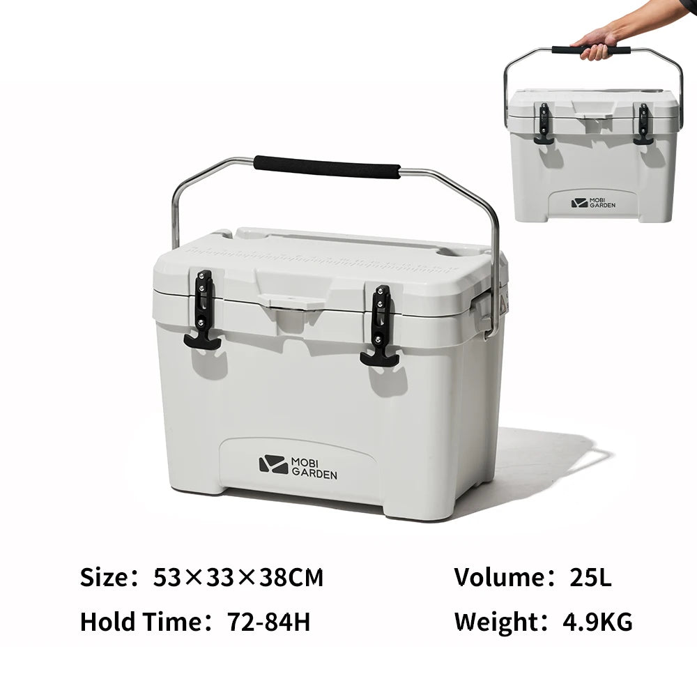Nevera Portátil 25L para Camping | Hielera de Viaje para Playa, BBQ y Carro ❄️🔥
